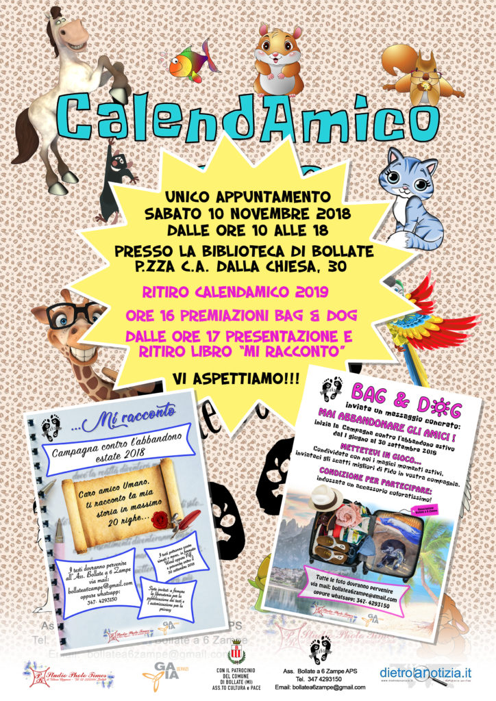 eventi bollate a 6 zampe