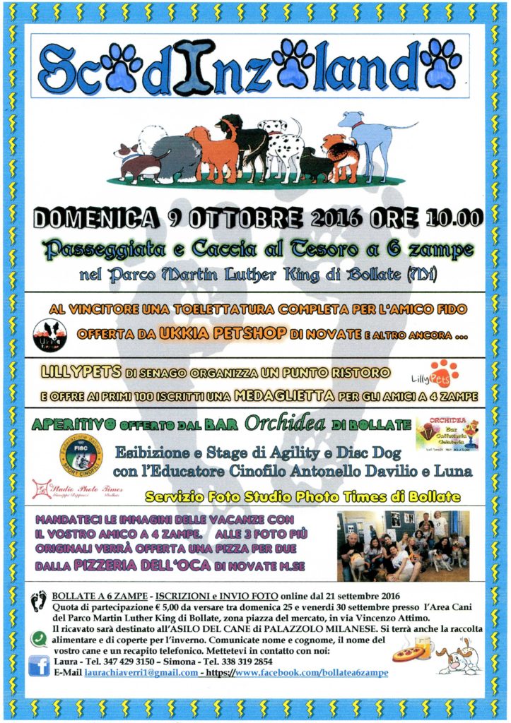 eventi bollate a 6 zampe