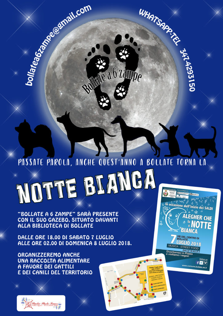 eventi bollate a 6 zampe