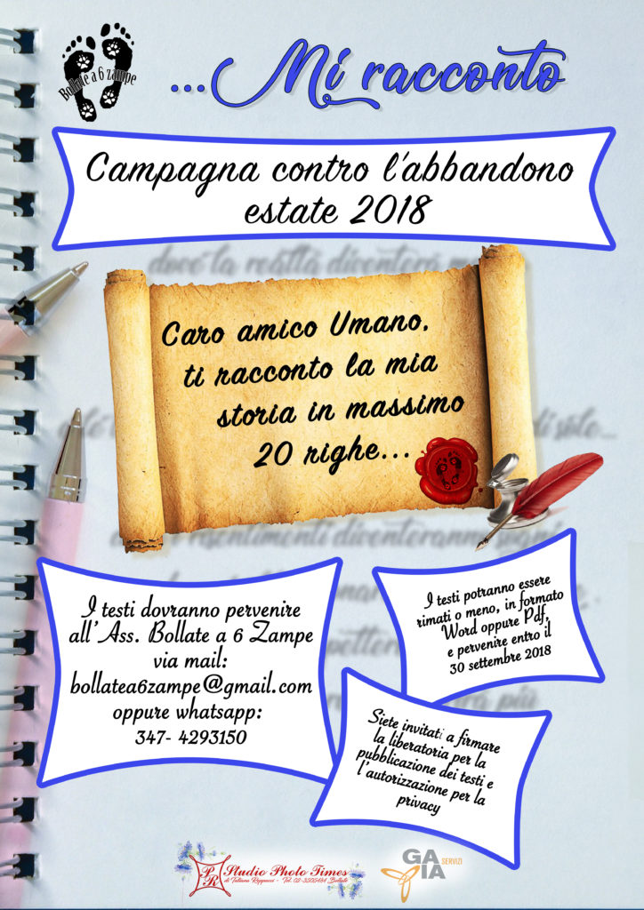 eventi bollate a 6 zampe